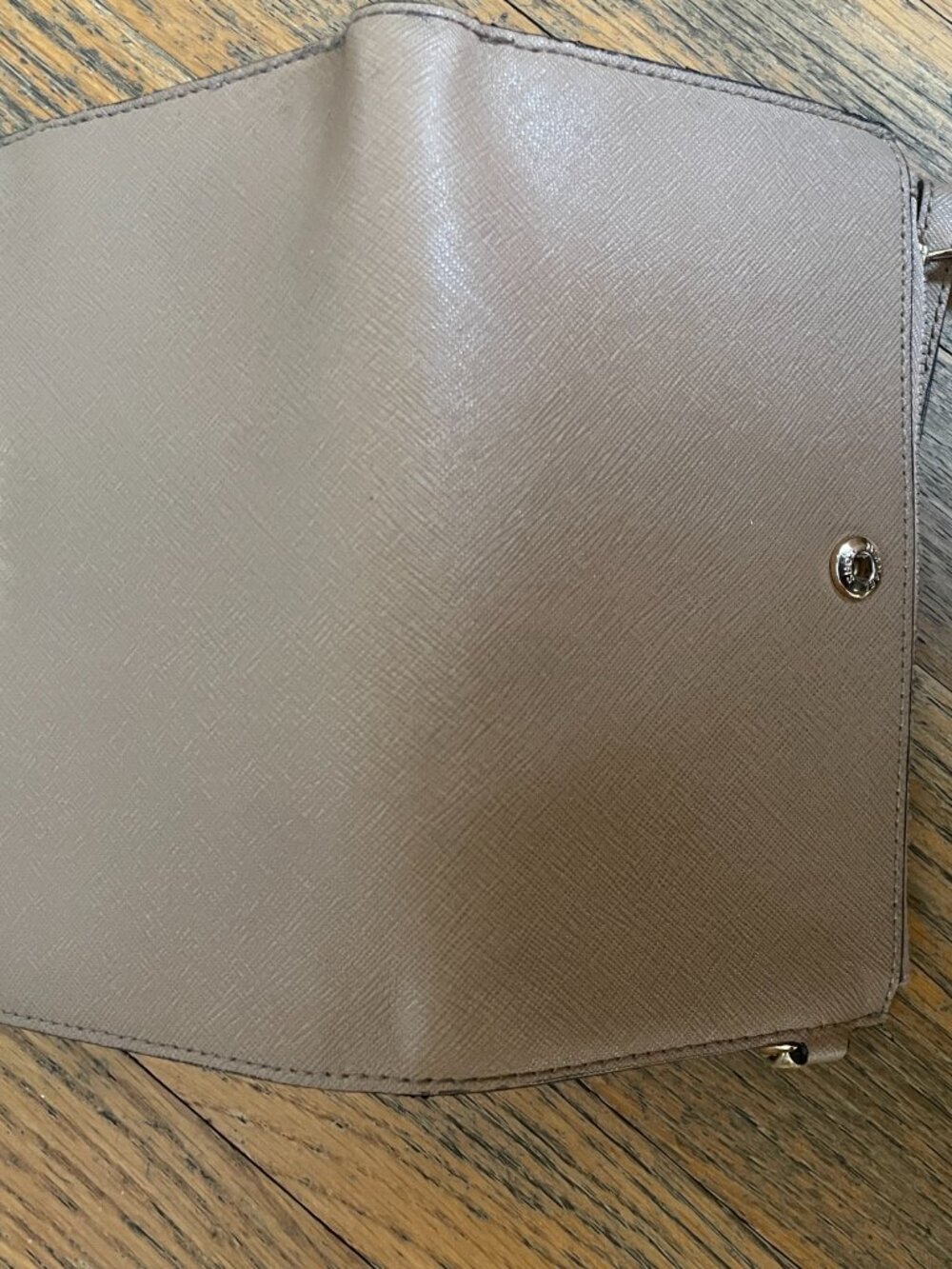 Michael Kors JET SET TRAVEL Double Zip Wristlet in Brown - Picture 8 of 9